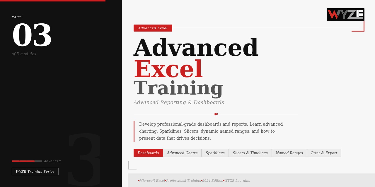 Advanced Training Part 3